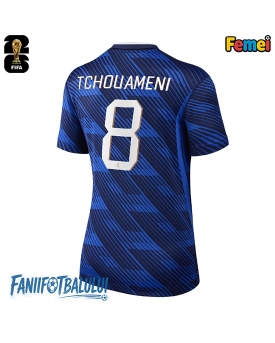 Franța Aurelien Tchouameni #8 Echipament de Fotbal Replică Mondial 2026 Femei Acasa